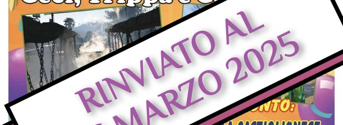 Il carnevale Castiglionese è stato rimandato al 16 marzo 2025