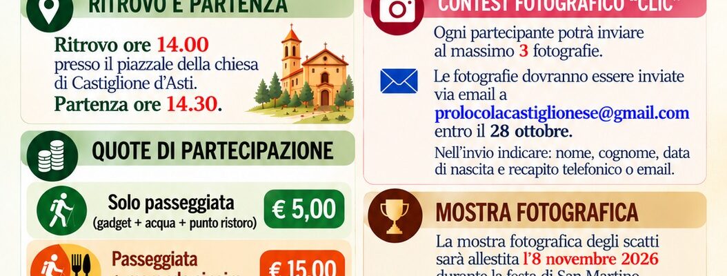 Camminata d’Autunno 2026
