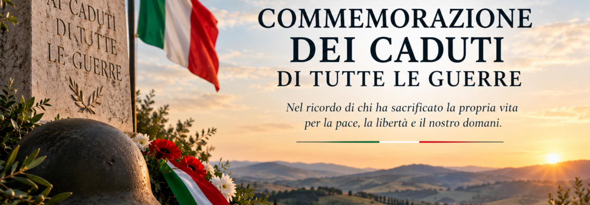 1° novembre 2026: Commemorazione dei caduti di tutte le guerre